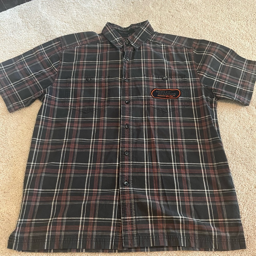 Men’s Harley-Davidson genuine motor clothes button up